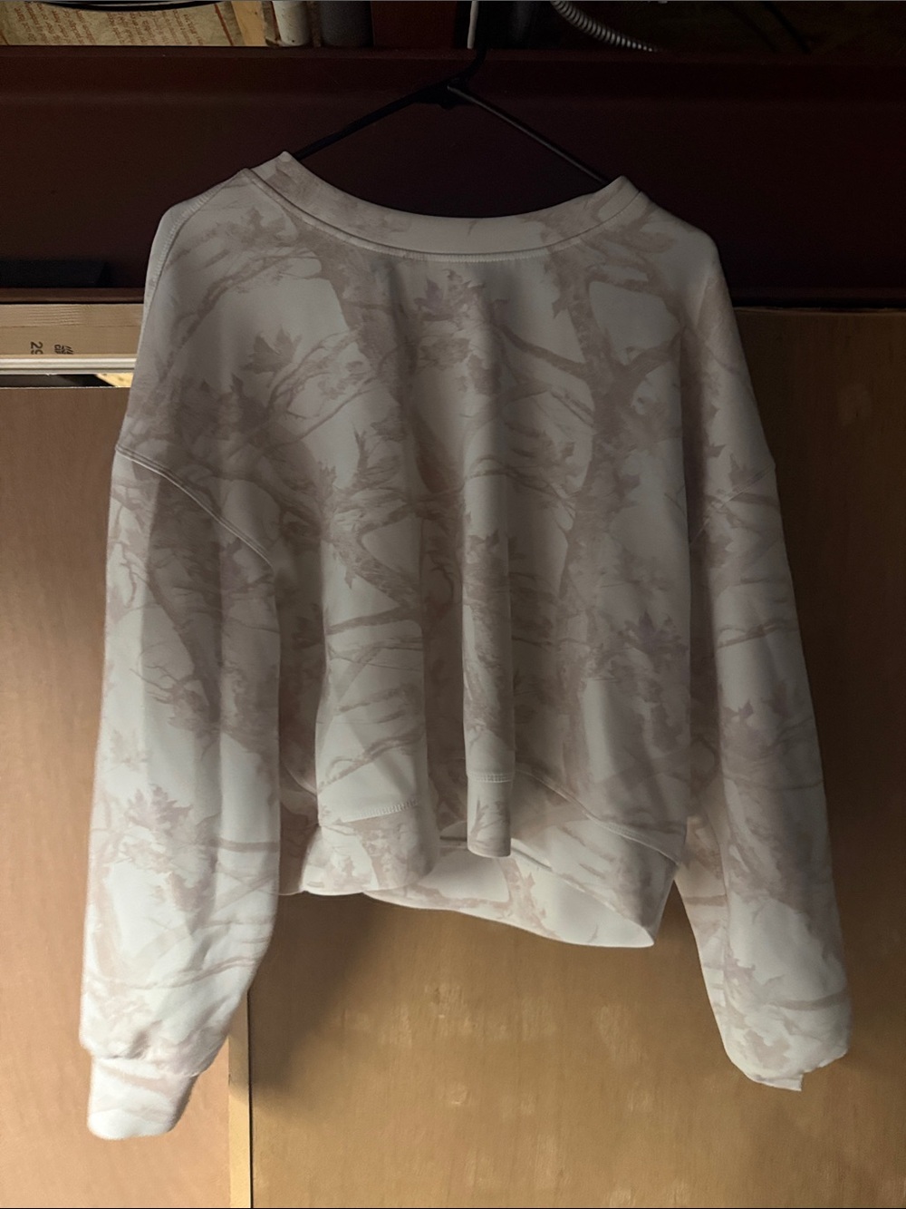 Altar'd State Pale Pink Botanical Crewneck Sweatshirt